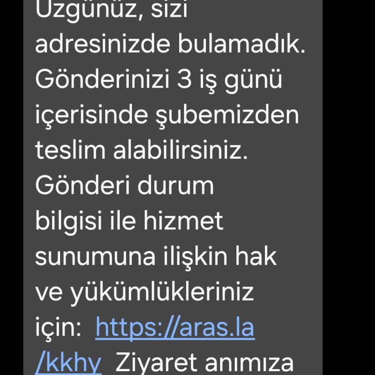 Aras Kargo Hasköy Şubesi İle Yaşanan Sorumsuzluk