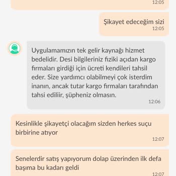 Dolap Uygulaması Ve Kargo Firması Arasında Kayıp Yaşanan Ek Ücret Sorunu