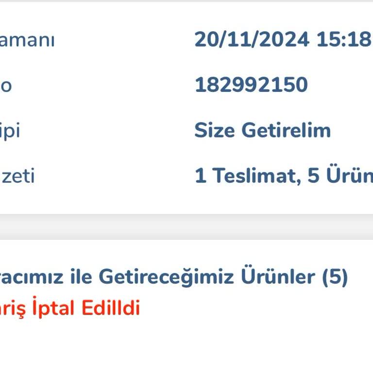 Stokta Olmayan Ürün Ve Bitmiş Kampanya Mağduriyeti