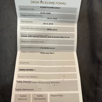 Defolu Ürün Ve İade Sorunu