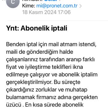 Pronet Güvenlik Hizmetinde Müşteri İlişkileri Sorunu