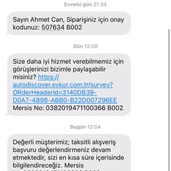Evkur'dan Sipariş Teslimatında Büyük Gecikme Ve İletişim Sorunları