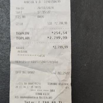 Değişim Talebine Olumsuz Yanıt
