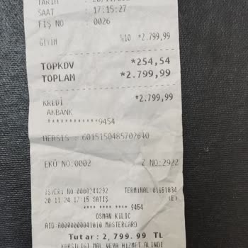 Değişim Talebine Olumsuz Yanıt