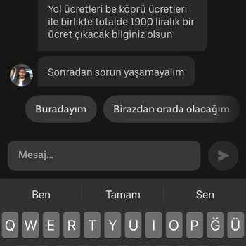 Uber Şoföründen Fahiş Ücret Talebi Ve Müşteri Mağduriyeti
