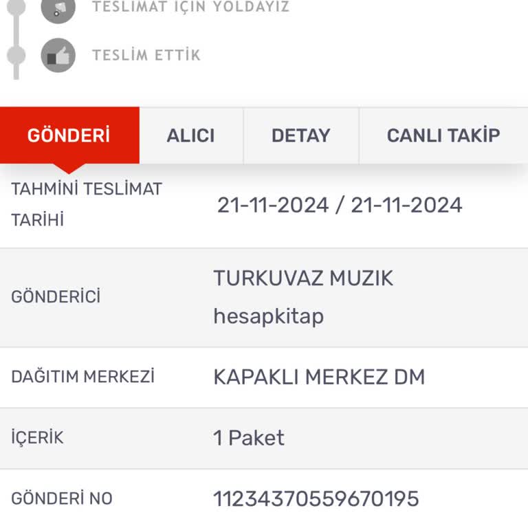 Teslimat Sorunu Ve Yanıltıcı Bilgilendirme