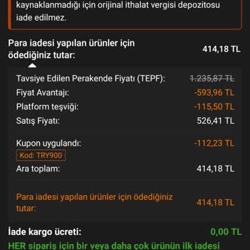 İade Sürecinde Yaşanan Kesinti Sorunu
