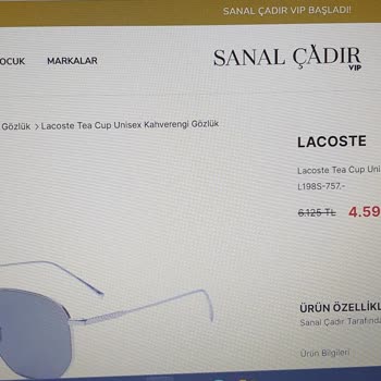 Sanal Çadır'da Fiyat Farklılıkları Ve Müşteri Hizmetleri Sorunu