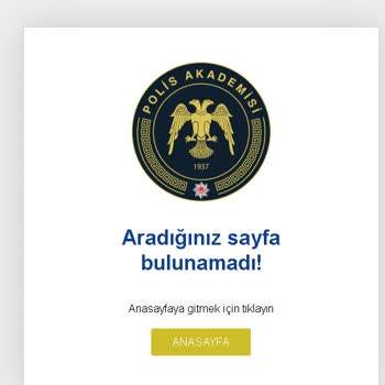 Polis Akademisi Başvuru Sitesi Hatası