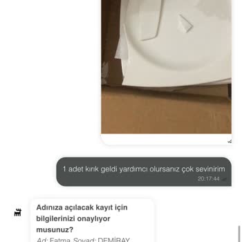 Karaca Yemek Takımında Kırık Tabak Ve İlgisizlik Sorunu