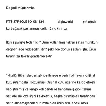 Pttavm Hatalı Ürün Ve Kaba Satıcı İle Karşılaşma!