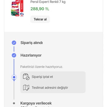 İptal Edilemeyen Sipariş Ve Uzun Kargo Süresi