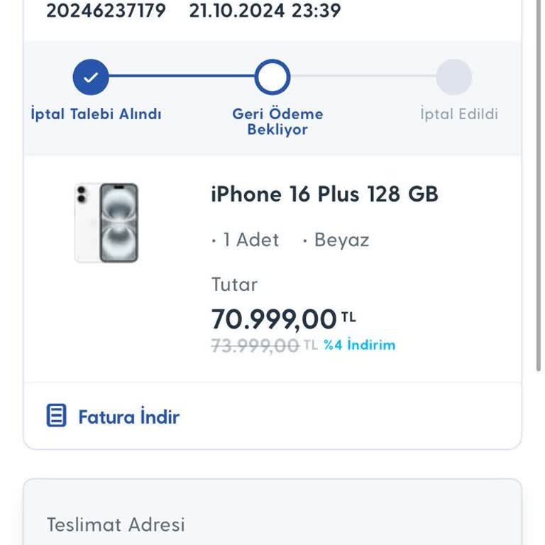 Para İadesi Gecikmesi Ve Müşteri Hizmetleri İlgisizliği