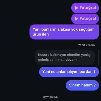 Yanlış Ürün Gönderimi Ve İletişimsizlik Sorunu