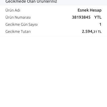 Yapı Kredi'de Ödenmiş Borç İçin Sürekli Gecikme Uyarısı Alıyorum