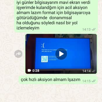 Destek Alamama Ve Donanımsal Sorun