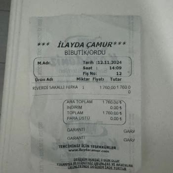 İlayda Çamur | Bi' Butik Ürün Renk Değişimi Ve Müşteri Hizmetleri Sorunu