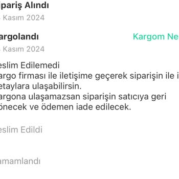 Yanlış Adres Ve Kayıp Kargo Sorunu