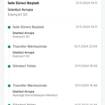 Trendyol Kargo Ve Müşteri Hizmetleri Hayal Kırıklığı
