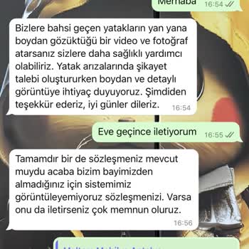 Garanti Süresi Dolmadan Çözülemeyen Yatak Sorunu