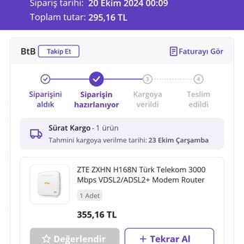 Yanlış Ürün Ve Bağlantı Sorunu