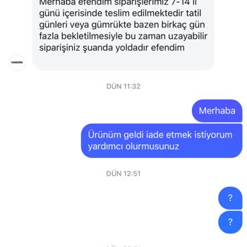 İade Talebine Cevap Alınamıyor: Müşteri Hizmetleri Yetersizliği