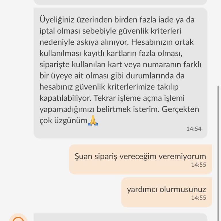 Hesap Kapatma Ve İade Sorunları