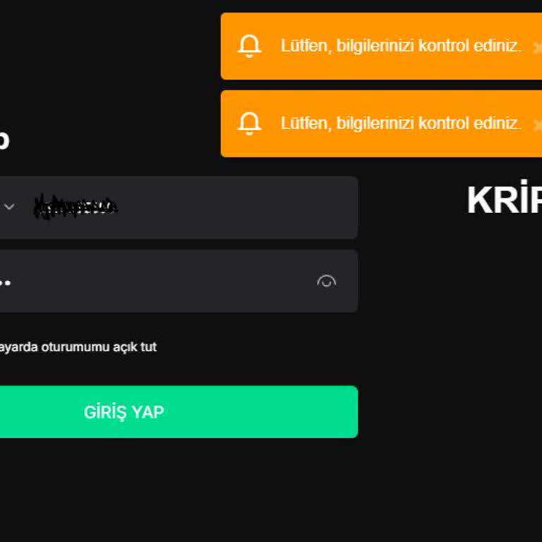 Bitay Firmasına Ulaşamama Ve Hesap Problemleri