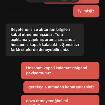 Bahis Sitesinde Haksız Kazanç Suçlaması Ve Hesap Kapatma