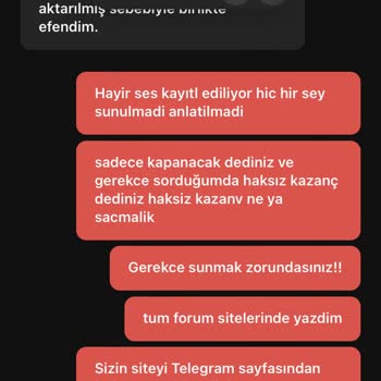 Bahis Sitesinde Haksız Kazanç Suçlaması Ve Hesap Kapatma