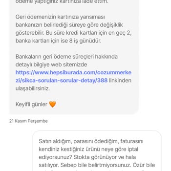Hepsiburada'dan Ürün Teslim Edilmeyen Takas Kampanyası!