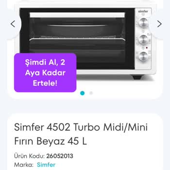 Simfer Mini Fırın: Çözülmeyen Fan Sorunu Ve Servis İlgisizliği