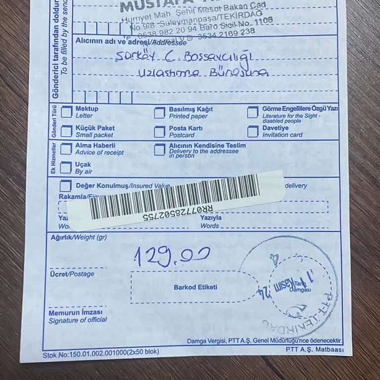 PTT Kargo Evrakım Kayıp Adliyede Çalışan Bulunamıyor