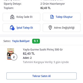 İndirimli Ürün Kargoya Verilmiyor