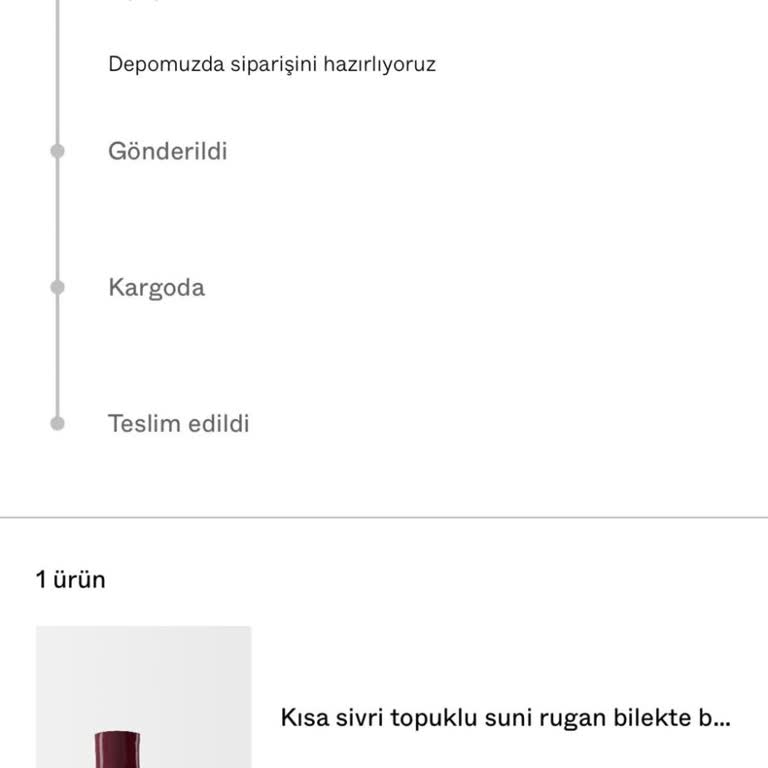 Kargoya Verilmeyen Ürün Ve İletişim Sorunları