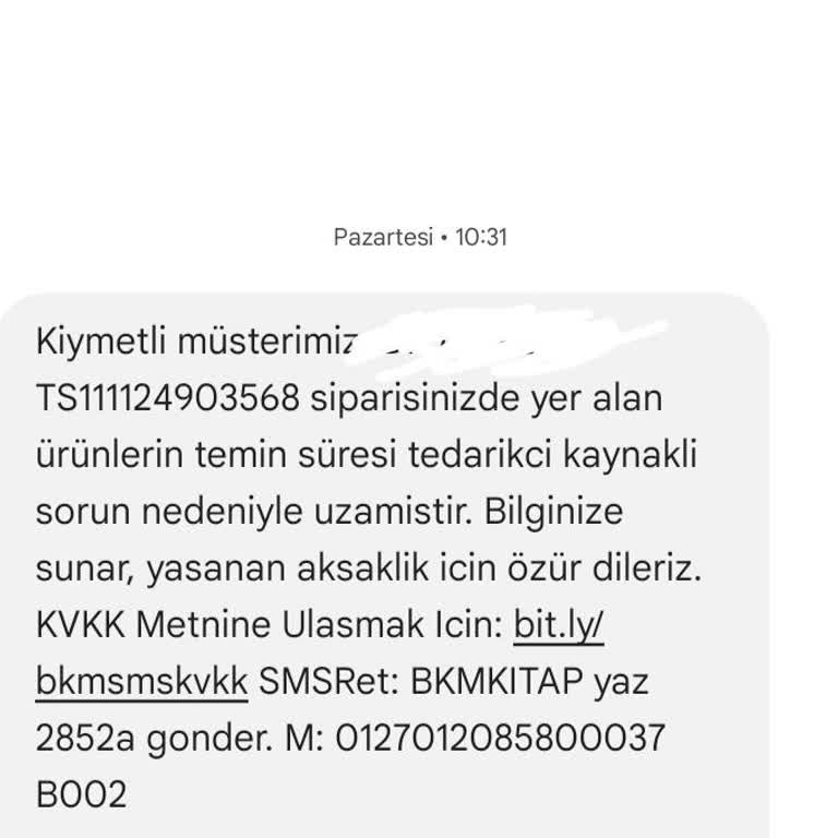 Kayıp Sipariş Ve İade Sorunu
