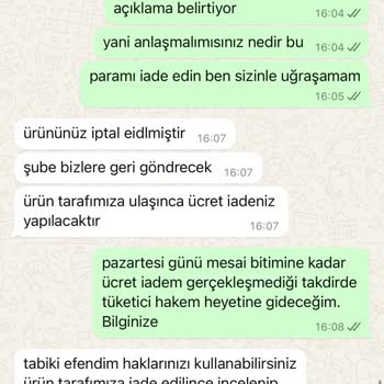 Teslim Edilemeyen Ürün Ve İade Sürecinde Yaşanan Sorunlar