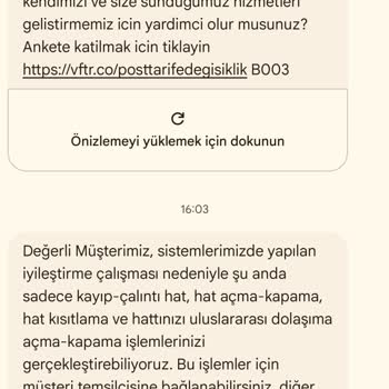 Vodafone Müşteri Hizmetleriyle İletişim Sorunu