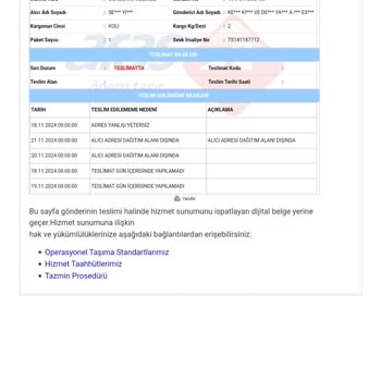 Aras Kargo'nun Teslimat Sorunu Ve Müşteri Mağduriyeti