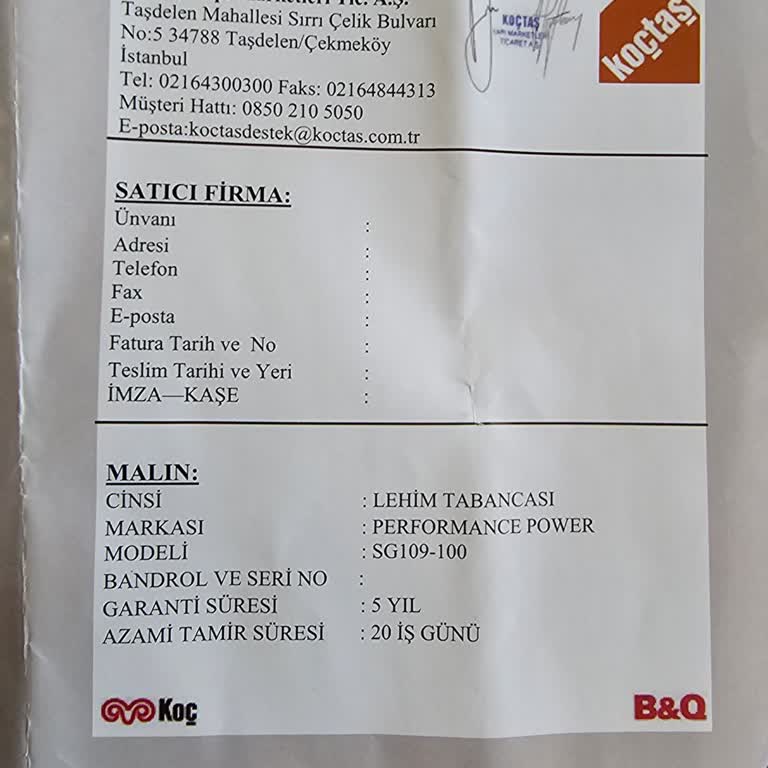 Koçtaş'ta Garanti Mağduriyeti