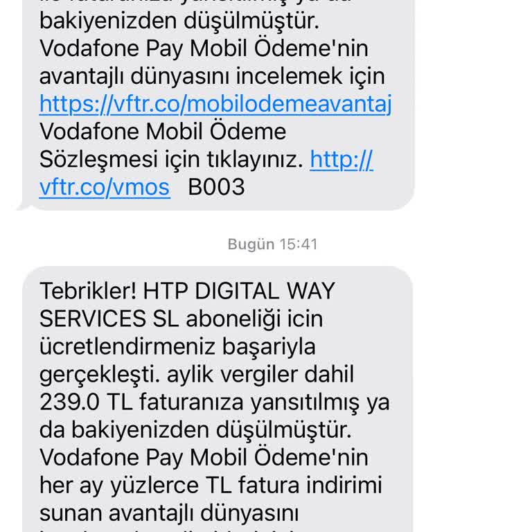 İzinsiz Abonelik Ve Haksız Fatura Ücreti