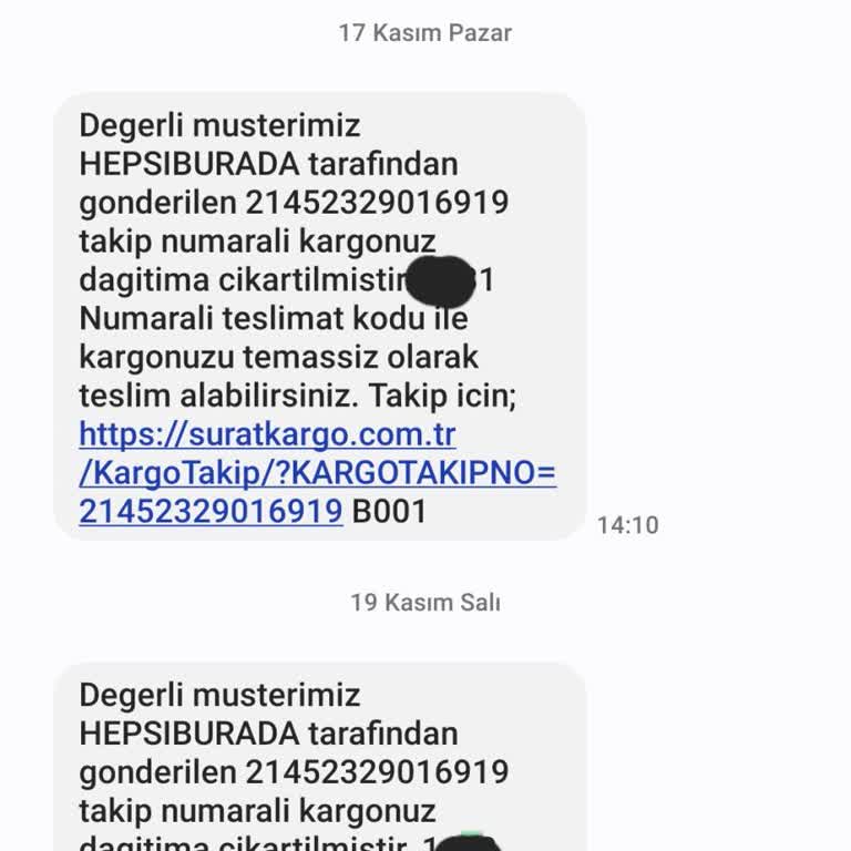 Sürat Kargo'da Kayıp Kargo Ve İletişim Sorunu