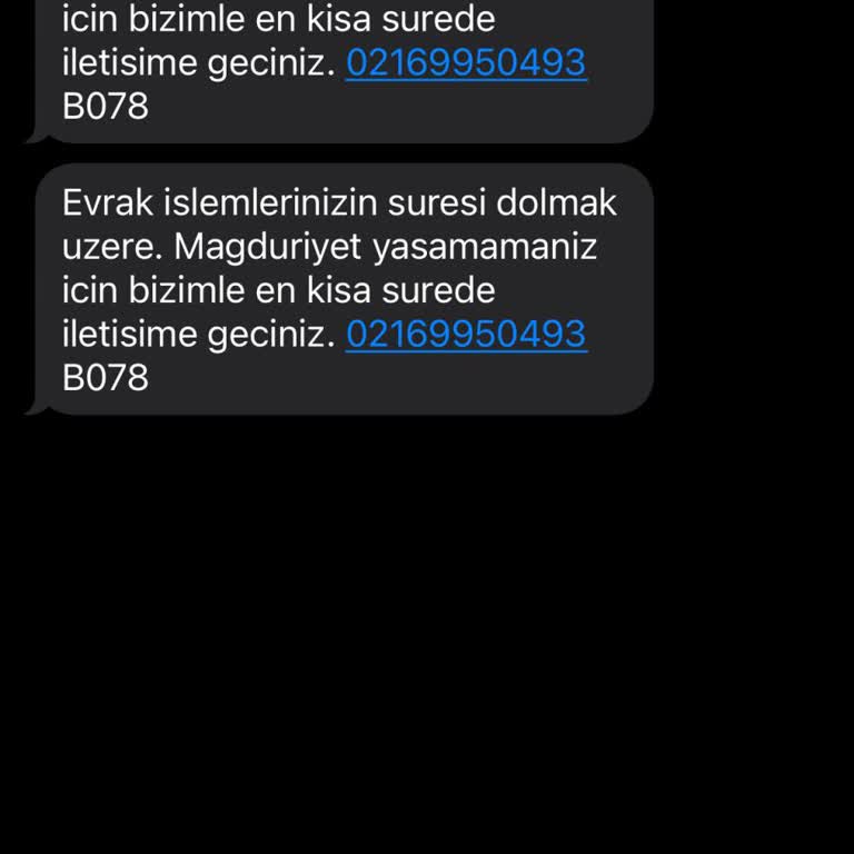 Asılsız Hukuk Bürosu Mesajlarıyla Mağduriyet