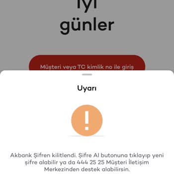 Akbank Mobil Bankacılık Şifre Yenileme Sorunu