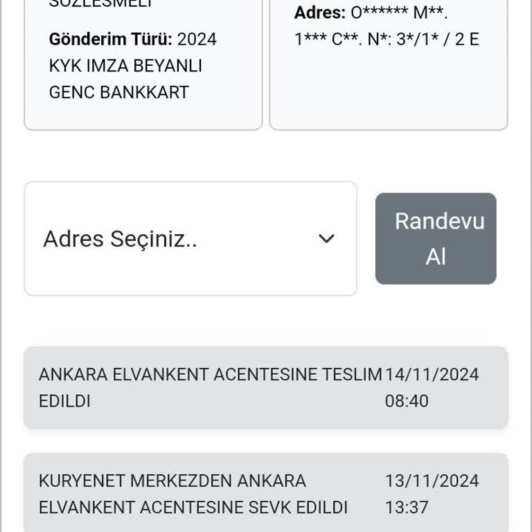 Ziraat Kartımın Teslimat Sorunu Ve Müşteri Hizmetlerine Ulaşamama