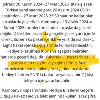 Pegasus'un Kampanya Şifreleri Ve Müşteri Mağduriyeti