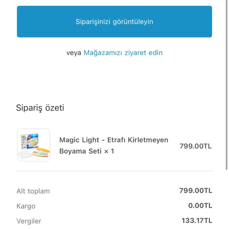 Boyama Seti Siparişinde İletişim Ve Erişim Sorunu