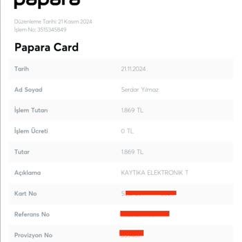 Kaytika'dan Alınan Ürün Ve İletişim Sorunları