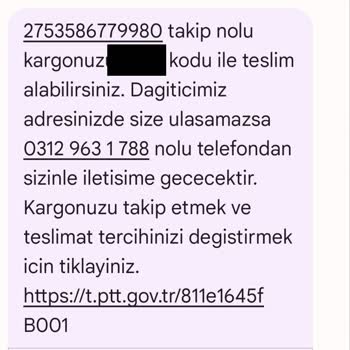 PTT Kargo: Teslim Edilmeyen Kargo Ve Yanıltıcı Bildirim