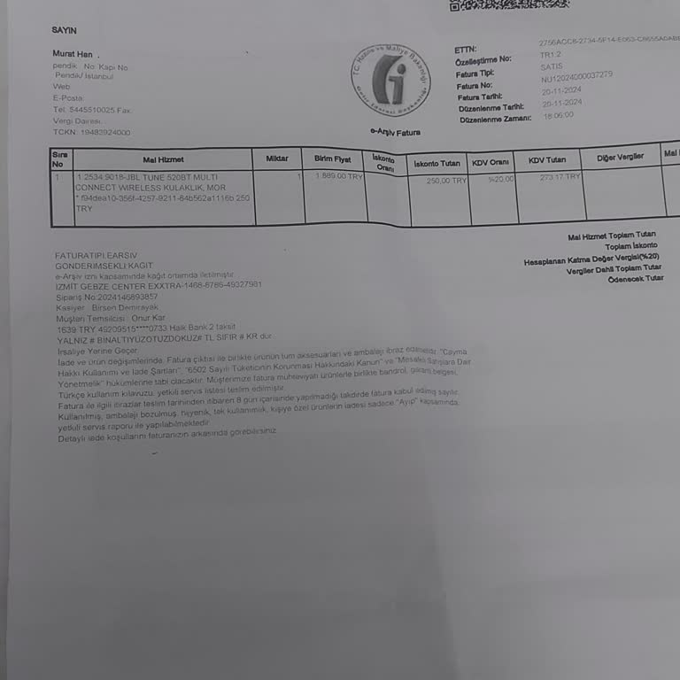 Teknosa'da Müşteri Temsilcileriyle Yaşanan Sorun